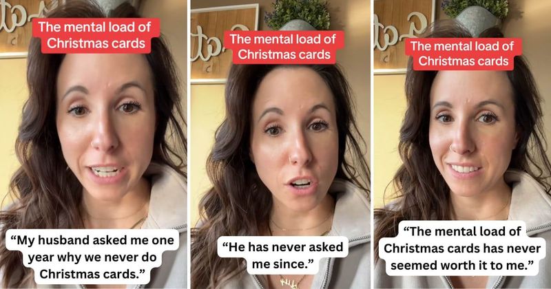 Mom breaks down the mental load of Christmas cards and why she doesn't think it's worth it