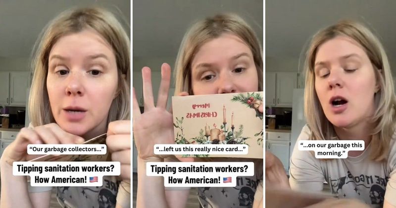 Woman asks how much she should tip her sanitation workers, sparking debate