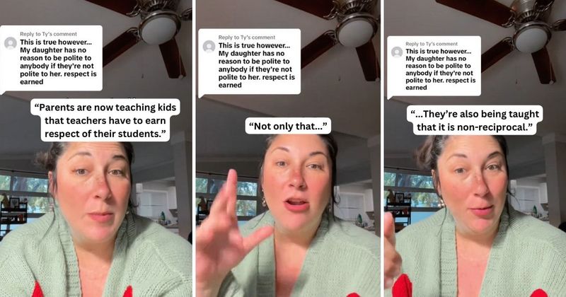 Educator explains why parents saying teachers have to 'prove themselves' to earn kids' respect is wrong