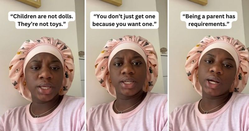 Woman asks people to not have kids if they cannot provide financially and emotionally