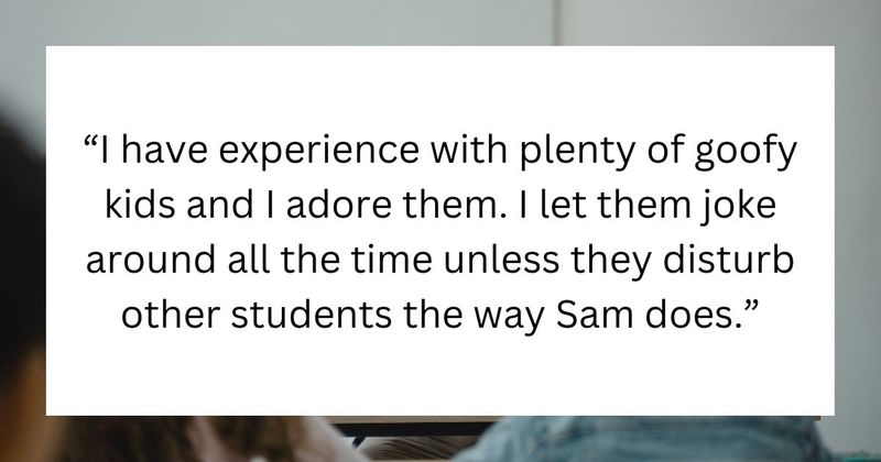 Teacher adopts an unique and hilarious approach to teach her student a valuable lesson