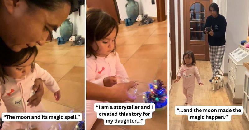 Dad comes up with a creative and ingenious plan to make Christmas special for his daughter