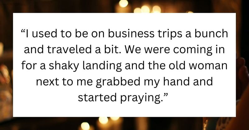 10 things people would want to say to their co-passenger if they were ever in a plane crash