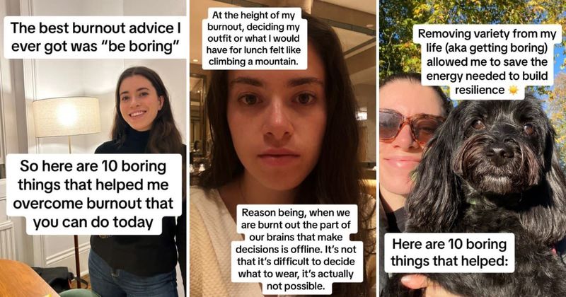 Woman shares the one incredibly simple tip she received to overcome burnout and build resilience