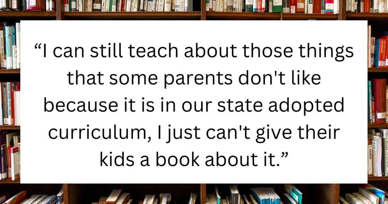 Teacher bypasses restrictive law to teach students concepts from banned library books