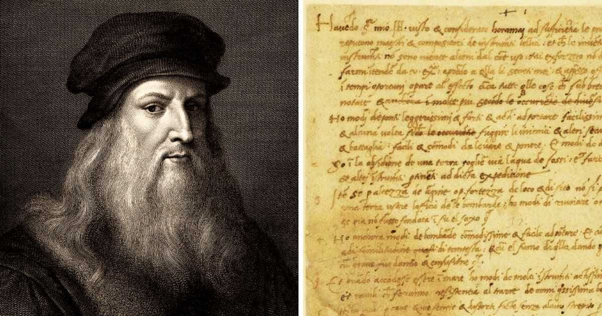 Even the great Leonardo da Vinci had to make a resume