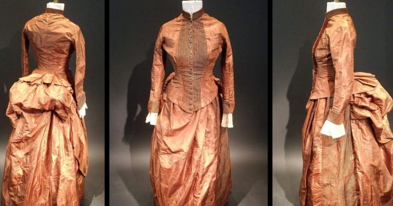 Secret code hidden in an 1800s silk dress deciphered after more than a century