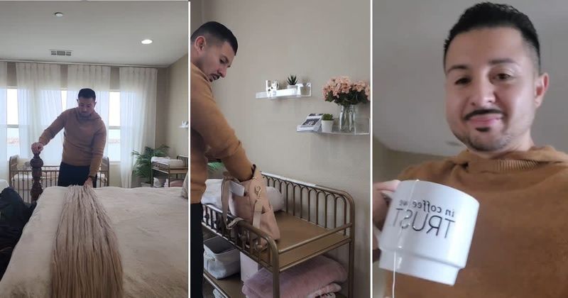 Husband steps up to help wife through postpartum setting an example of an ideal relationship