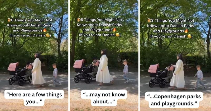 Woman shares 8 amazing facilities available at Danish parks and it's leaving people in awe
