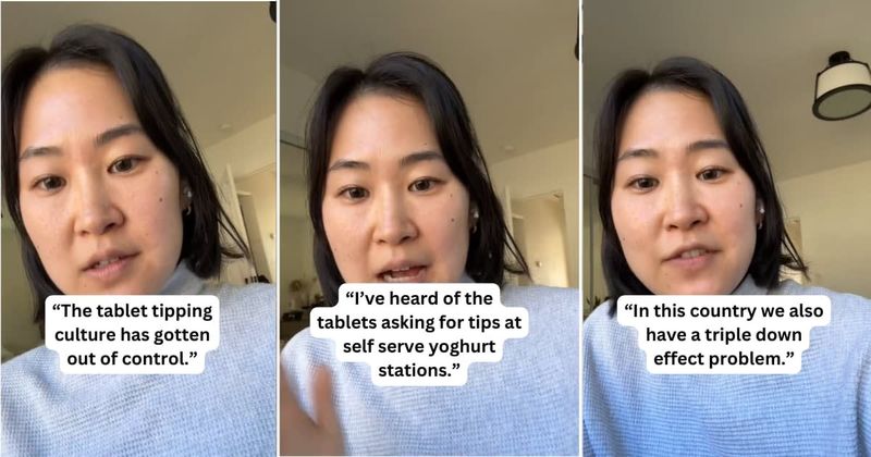 Woman vows against 'unnecessary tipping' after being 'peer pressured' to leave tip at self-checkout 
