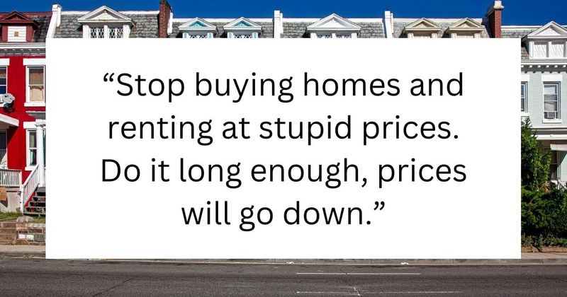 Millennials are saying that young adults are to be blamed for housing issues, sparking debate