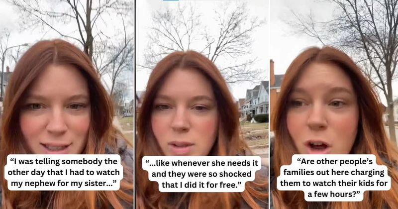 Woman says it's 'absurd' to charge family members for occasional babysitting, sparks debate