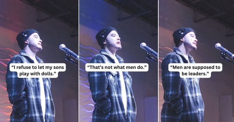 Dad's moving poem on why he'll never let his boys play with dolls is moving people to tears