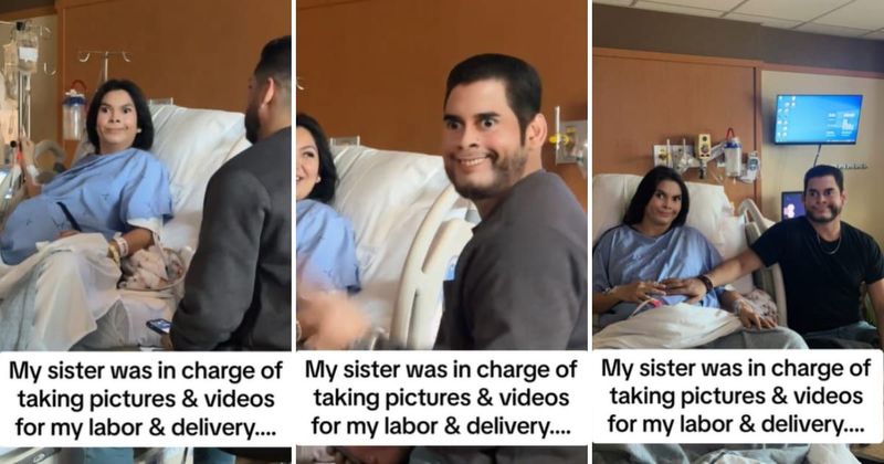Mom-to-be trusts sister with filming her labor and the epic end result is an absolute laugh riot