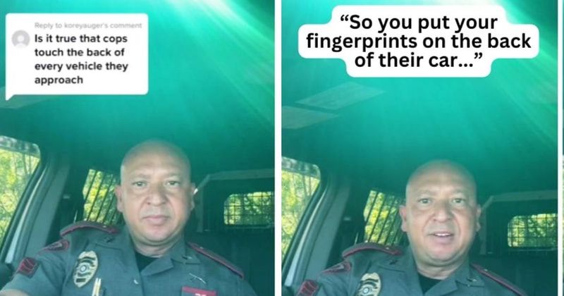 Police officer reveals the real reason why cops always touch back of cars they have pulled over