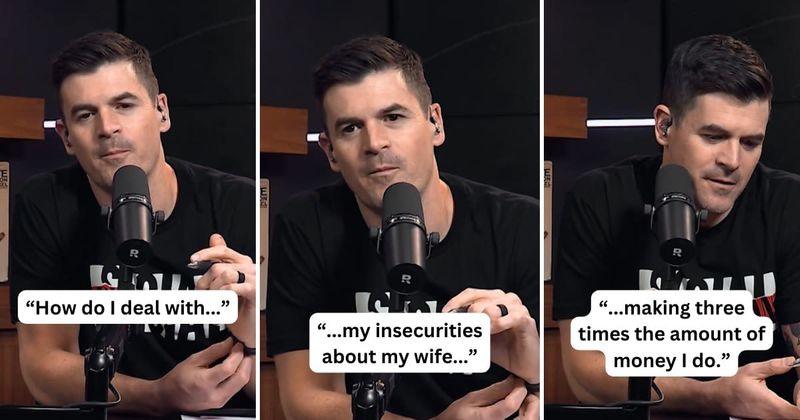Husband learns a lesson in humility after admitting he’s insecure about wife earning more than him