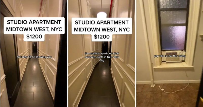 Man shocks people after revealing how much a tiny studio apartment in New York City costs