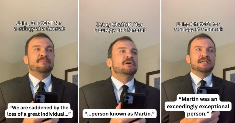 Man demonstrated what a ChatGPT eulogy would sound like at a funeral — it went off the rails almost immediately