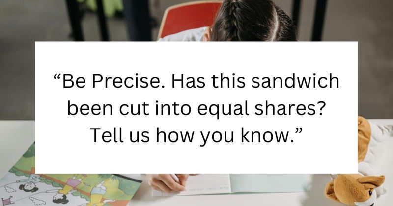 6-year-old's homework goes viral for its absurdly specific instruction: 'Be precise'