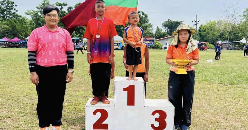 Little boy has a meltdown before participating in a race but he ultimately wins it