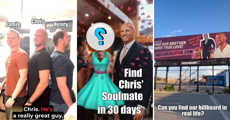 Two brothers go to hilarious lengths to help sibling find the 'love of his life' without him knowing