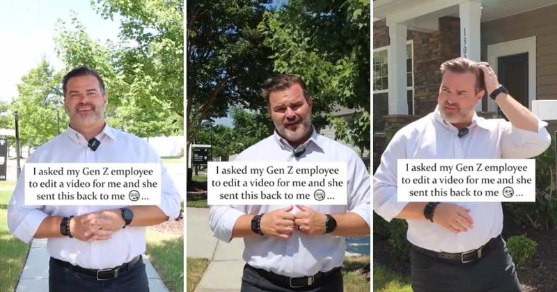 Realtor boss asked his Gen Z worker to edit a promo and the video is the most Gen Z thing ever