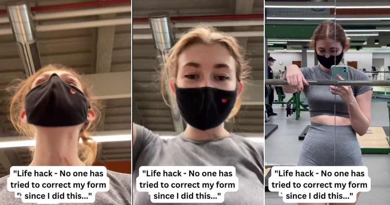 Woman's creative hack to keep men away at the gym shows how unwanted advice can be creepy
