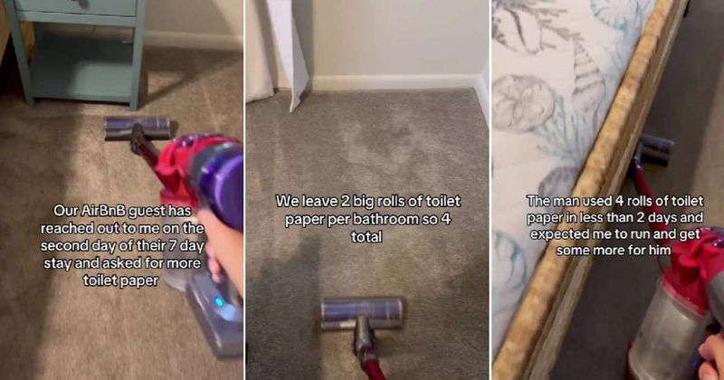 Airbnb guest asks for more toilet paper on second day of their day, sparking debate
