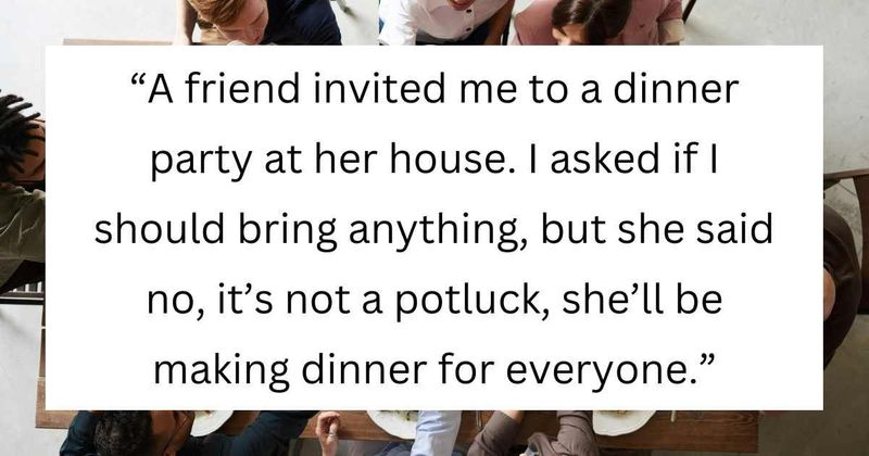 Dinner party guests left baffled when host expects them to pay for meal: 'Didn’t do this for free