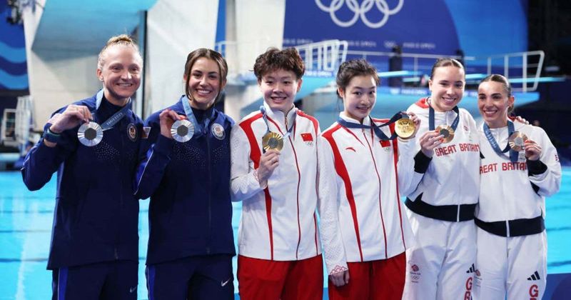 US athlete's reaction to Chinese gold medalists' victory pose is winning the internet