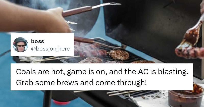 This weirdly audacious indoor barbecue setup sparks rib-tickling responses: 'Bet it smells great'