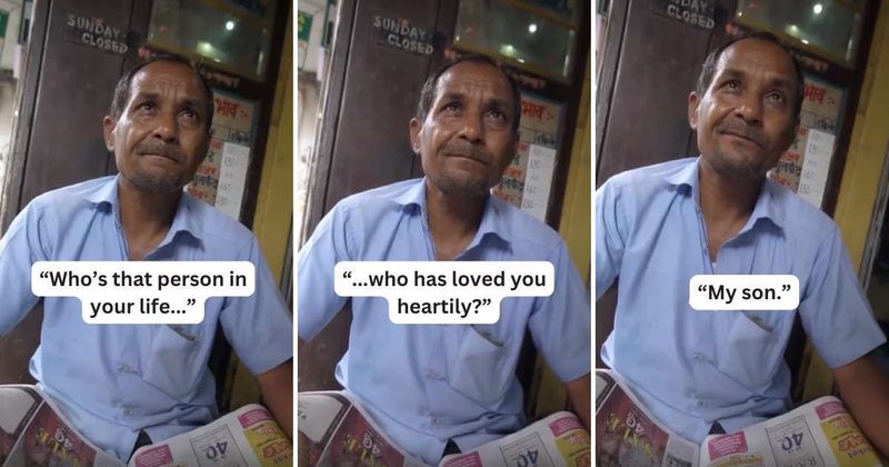 Doting dad brims with pride while gushing about what his son thinks of him and his wife