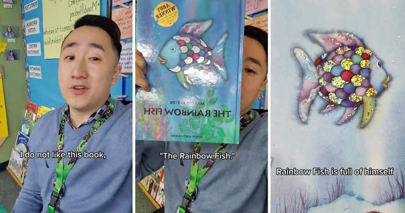 Teacher shares why he doesn't like the classic story 'The Rainbow Fish' in detail