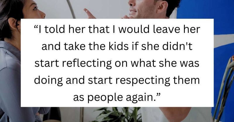 Man reveals he wants to leave his wife for her 'irrational' parenting style, sparking debate