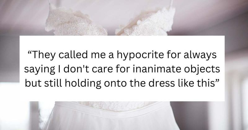 Woman stands firm when sister forcefully demands her custom wedding dress made by her wife