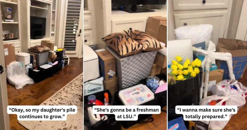 Mom's video of packing the world into her daughter's dorm room supplies resonates with parents
