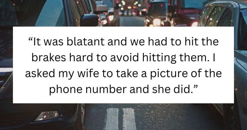 Person turns dangerous encounter with a reckless driver into a hilarious payback opportunity