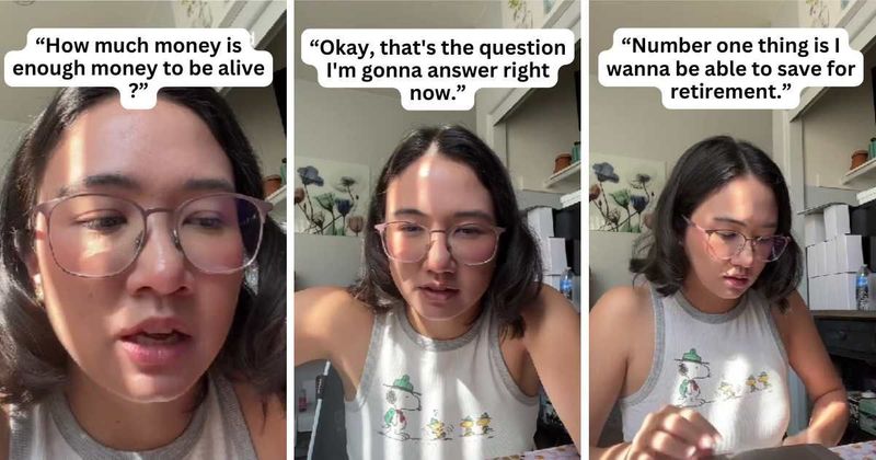 Woman draws a budget she needs to live comfortably in 2024 and is shocked at the results