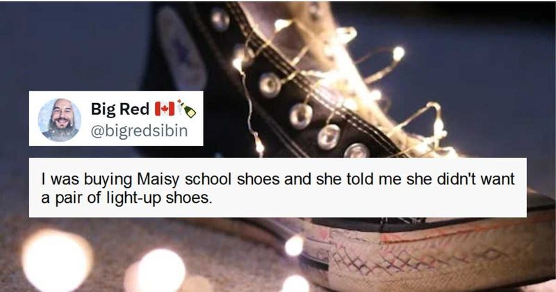 Child's heartwrenching reason for not wearing light-up shoes to school highlights a grim reality