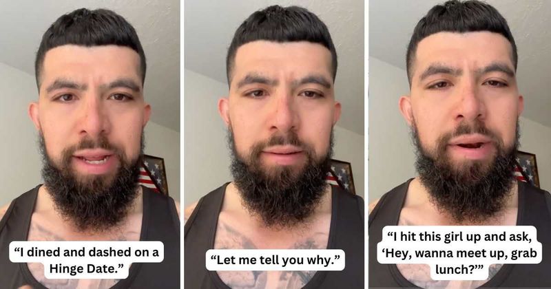 Man explains why he 'dined and dashed' on a Hinge date and the internet completely agrees with it