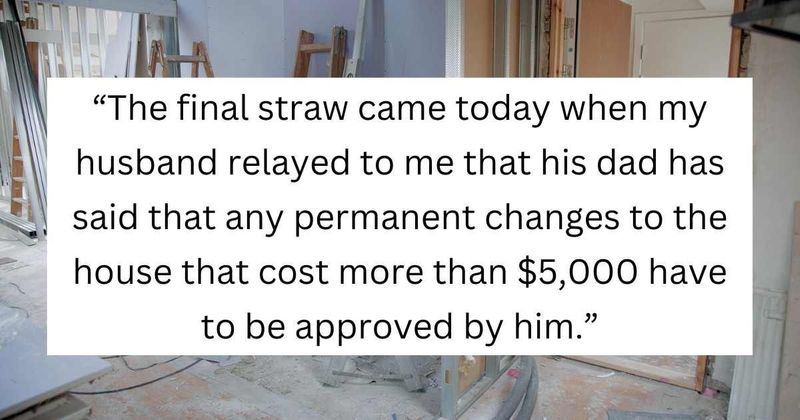 Woman reveals why she won't live in a house gifted by her father-in-law and finds support online