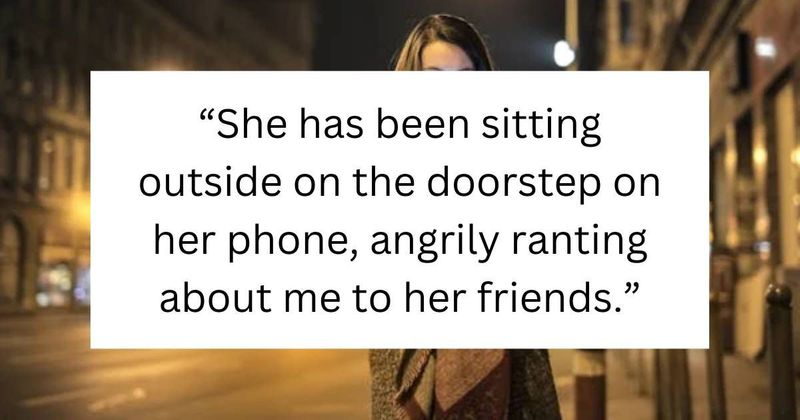 Resident asks if he was wrong to 'intentionally' leave neighbor and her dog waiting out in the dark