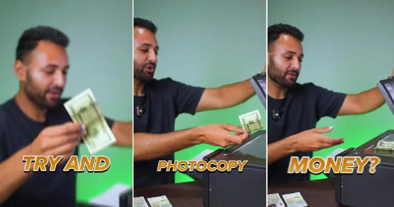 Man makes 'absolutely crazy' discovery after trying to photocopy currency notes