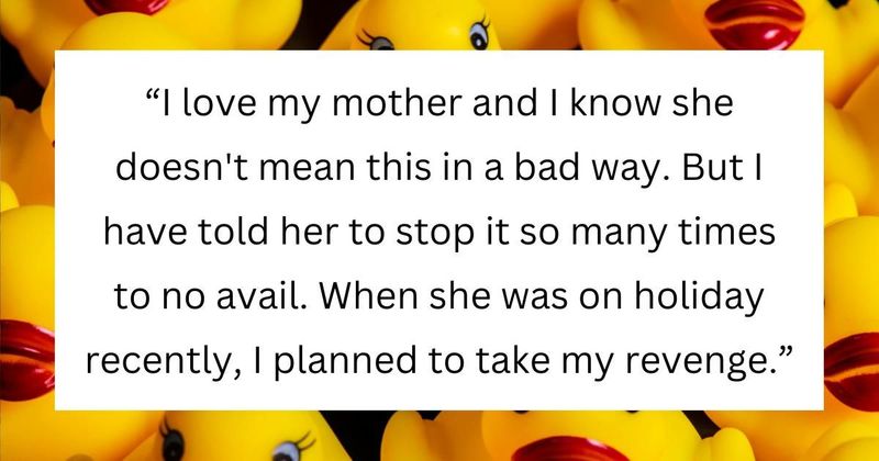 Son's hilarious payback to his packrat mom unexpectedly sparks a heartwarming family tradition