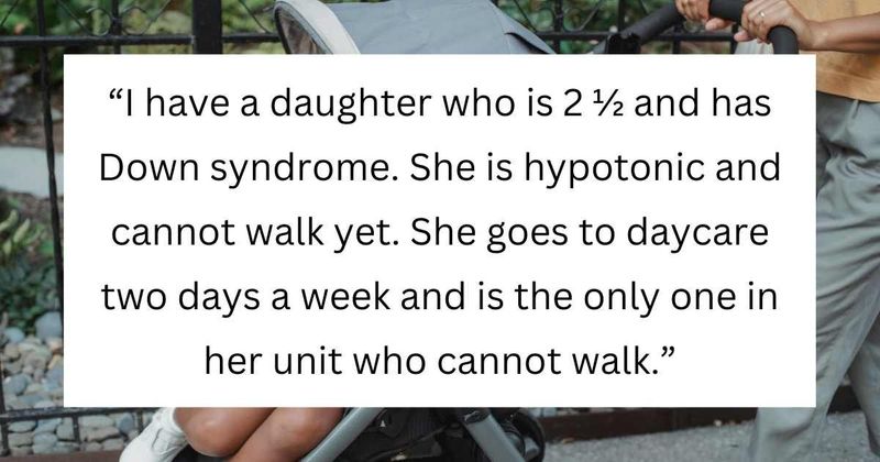 Mom puts her foot down when entitled stranger tries to hijack her disabled child's stroller