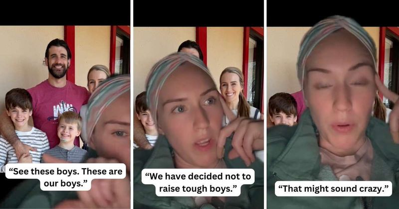Mom shares why she wouldn't be raising 'tough boys' and the internet is in agreement
