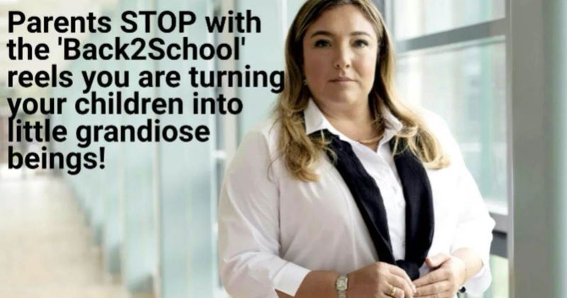 Parenting expert tired of 'Back2School' trend online urges parents to sort out their priorities