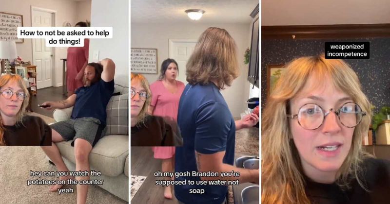 Educator explains how weaponized incompetence is more oppressive than funny and she's got receipts