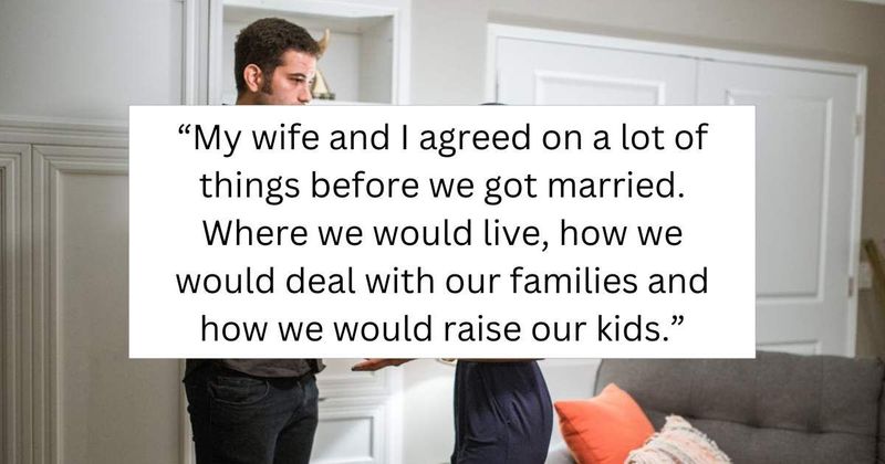 People support husband's response to wife breaking a deal they had between them since 1998