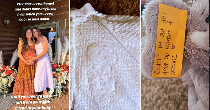 Thoughtful woman who knew pregnant friend's one regret surprises her with priceless baby shower gift